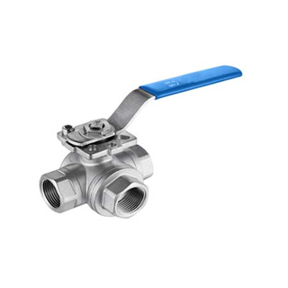 3 manera Ball Valves con Mounting Pad